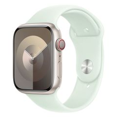 Apple Bracelet Sport Apple Watch Series 1 t/m 9 / SE (38/40/41 mm) | Series 10 / 11 (42 mm) - Taille S/M - Soft Mint