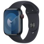 Apple Sport Band Apple Watch Series 1 á 10 / SE / Ultra (2) (44/45/46/49 mm) - Taille M/L - Midnight