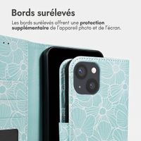 imoshion Étui de télephone portefeuille Design Apple iPhone 14 - Botanica