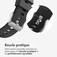 imoshion Bracelet en silicone souple Samsung Galaxy Watch 8 (Classic) - 40 / 44 / 46mm - Noir