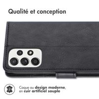 imoshion Étui de téléphone portefeuille Luxe Samsung Galaxy A53 - Noir