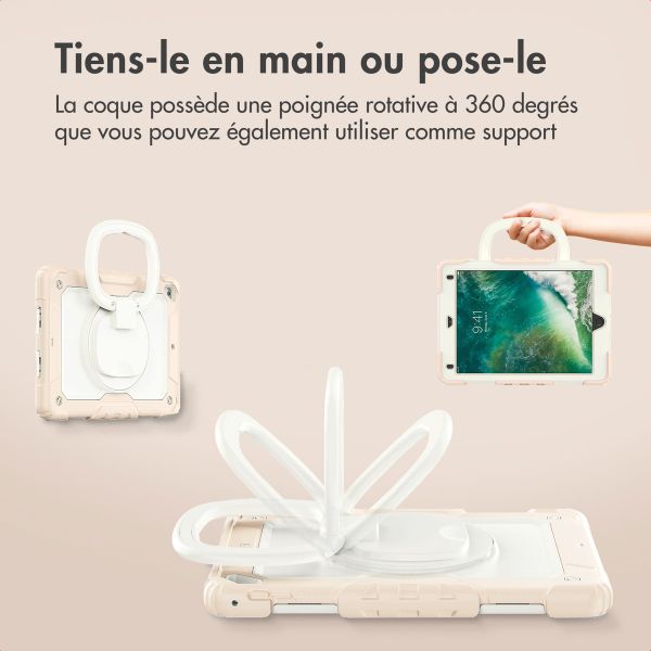 imoshion Coque tablette kidsproof Rugged Apple iPad 6 (2018) 9.7 pouces / iPad 5 (2017) 9.7 pouces / Air 2 (2014)/Air 1 (2013) - Rose clair