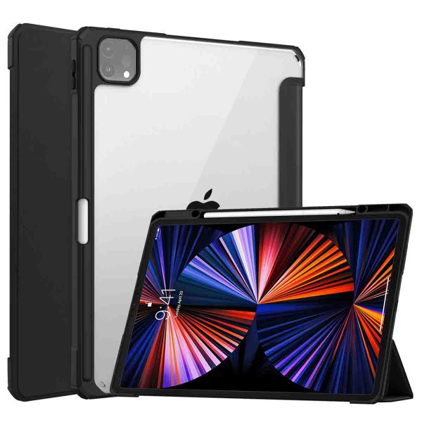 imoshion Coque tablette rigide Trifold Apple iPad Pro 12.9 (2018/2020/2021/2022) - Noir