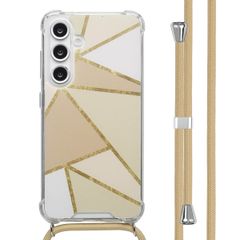imoshion Coque Design avec cordon Samsung Galaxy S24 FE - Beige Graphic