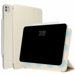 imoshion Magnetic etui de téléphone portefeuille Apple iPad Pro 13 (2025) M5 / (2024) M4 - Beige