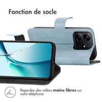 imoshion Étui de télephone portefeuille de luxe Xiaomi Redmi Note 14 (5G) - Bleu clair