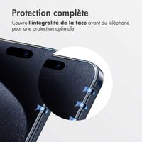Accezz Protecteur d’écran en verre trempé + Applicateur Apple iPhone 15 Pro Max
