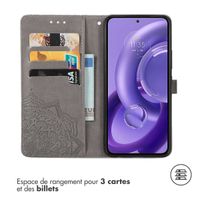 imoshion Etui de télephone Mandala Motorola Edge 30 Neo - Gris