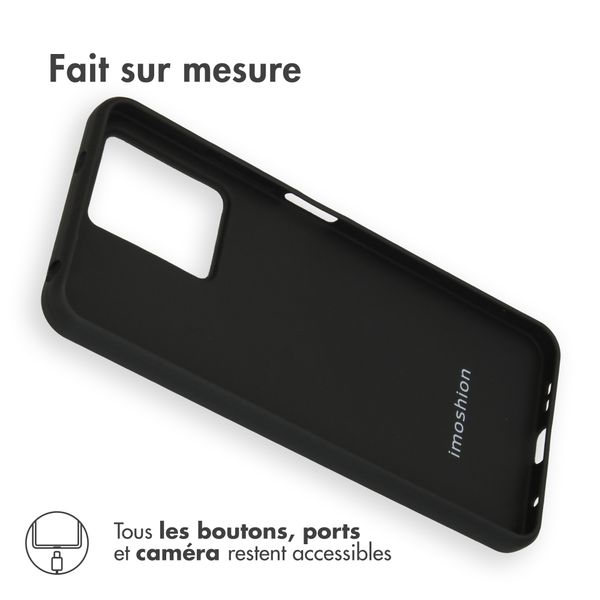 imoshion Coque Couleur Xiaomi Redmi Note 12 (4G) - Noir