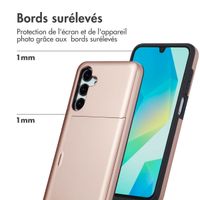 imoshion Coque arrière avec porte-cartes Samsung Galaxy A16 - Rose Doré