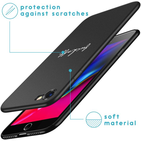 imoshion Coque Design iPhone SE (2022 / 2020) / 8 / 7 - Fuck Off - Noir