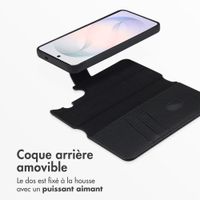 Accezz Étui de télephone portefeuille en cuir 2-en-1 avec MagSafe Samsung Galaxy S26 - Onyx Black