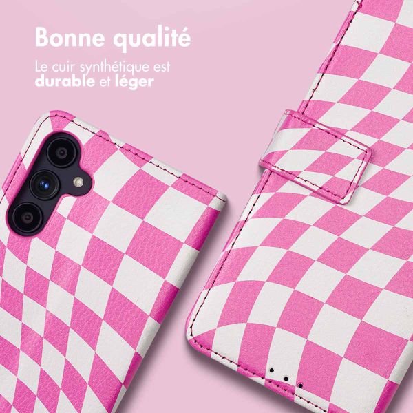 imoshion ﻿Étui de téléphone portefeuille Design Samsung Galaxy A34 (5G) - Retro Pink