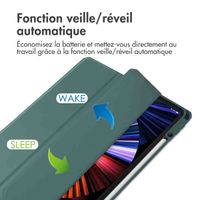 imoshion Coque tablette rigide Trifold Apple iPad Pro 12.9 (2018/2020/2021/2022) - Vert