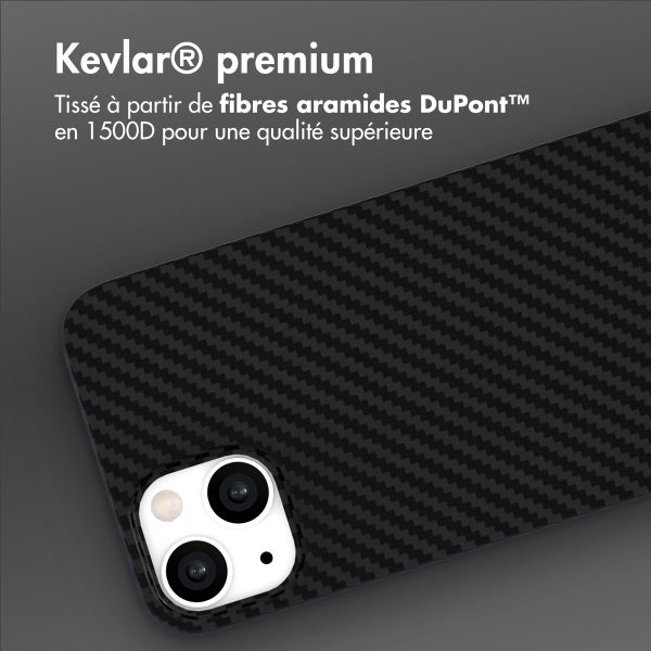 Accezz Coque Kevlar MagSafe Apple iPhone 13 - Noir