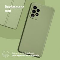 imoshion Coque Couleur Samsung Galaxy A22 (5G) - Olive Green