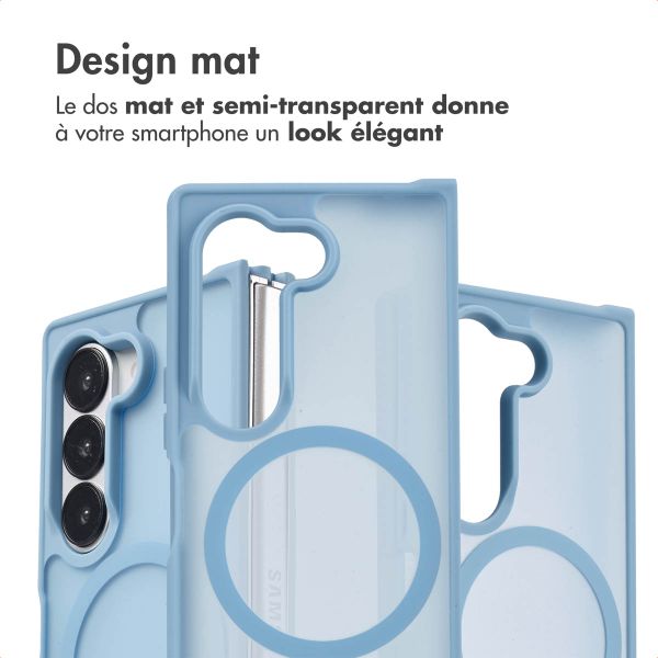 imoshion Coque Color Guard avec MagSafe Samsung Galaxy Z Fold 6 - Bleu clair