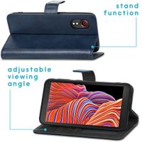 imoshion Étui de télephone portefeuille Samsung Galaxy Xcover 5 - Bleu foncé