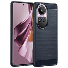 imoshion Coque Brushed Oppo Reno 10 / 10 Pro - Bleu foncé