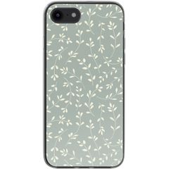 imoshion Coque design pour iPhone SE (2022 / 2020) / 8 / 7 - Smoke Green Flowers