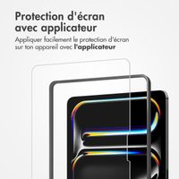 Accezz Protection d'écran en verre trempé avec applicateur Apple iPad Air 13 pouces (2025) M3 / (2024) M2