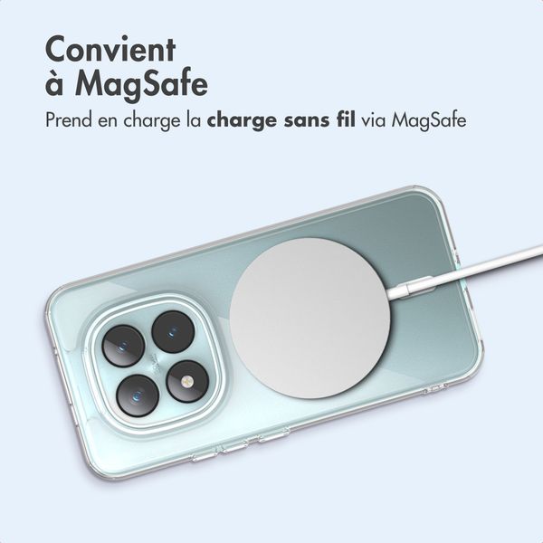 imoshion Coque arrière de protection avec MagSafe Xiaomi Redmi Note 15 Pro Plus (5G) - Transparent