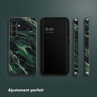 Selencia Coque arrière Vivid Samsung Galaxy S24 Plus - Chic Marble Quartz