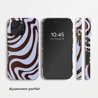 Selencia Coque arrière Vivid avec MagSafe Apple iPhone 16 Pro - Dream Swirl Chocolate