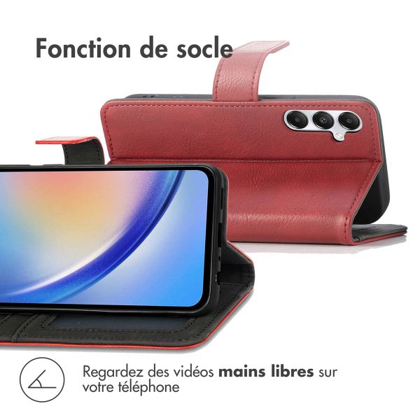 imoshion Étui de télephone portefeuille Samsung Galaxy A35 - Rouge