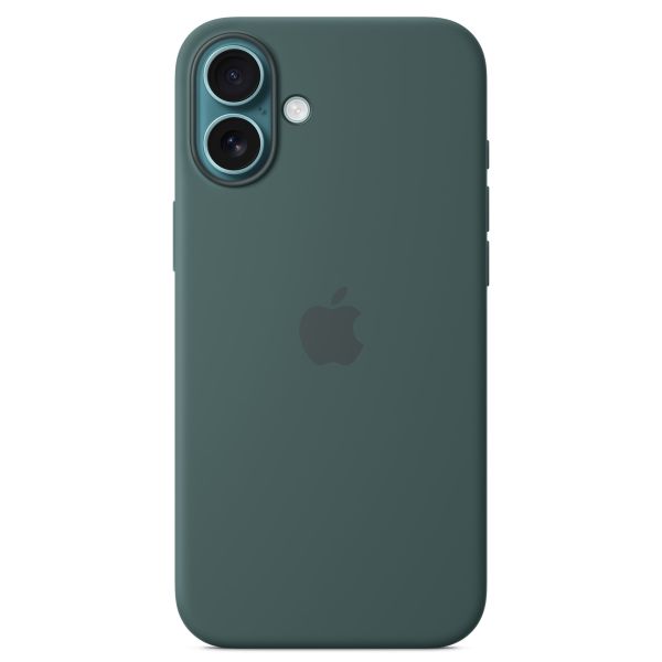 Apple Coque en silicone MagSafe iPhone 16 Plus - Lake Green