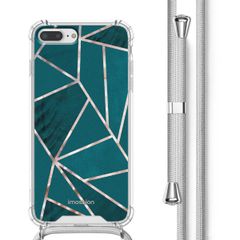imoshion Coque Design avec cordon Apple iPhone 8 Plus / 7 Plus - Petrol Green Graphic