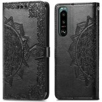 imoshion Etui de téléphone portefeuille Mandala Sony Xperia 5 IV - Noir