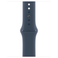 Apple Sport Band Apple Watch Series 1 á 9 / SE (38/40/41 mm) | Series 10 (42 mm) - Taille M/L - Storm Blue