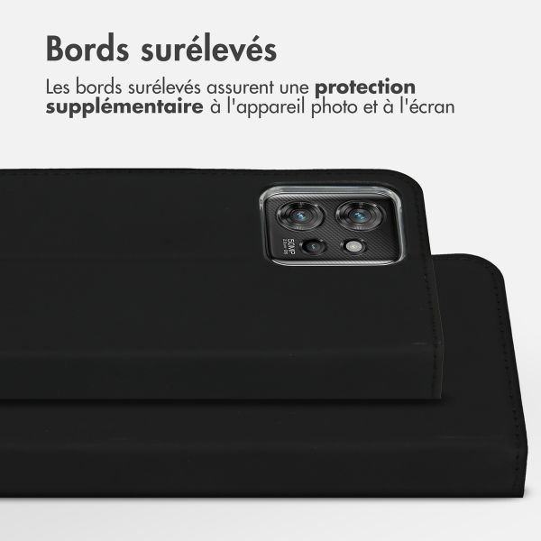 Accezz Étui de télephone Wallet Motorola ThinkPhone - Noir