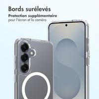Accezz Coque arrière Xtreme Impact avec MagSafe Samsung Galaxy S25 - Transparent