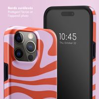 Selencia Coque arrière Vivid Apple iPhone 15 Pro Max - Dream Swirl Pink