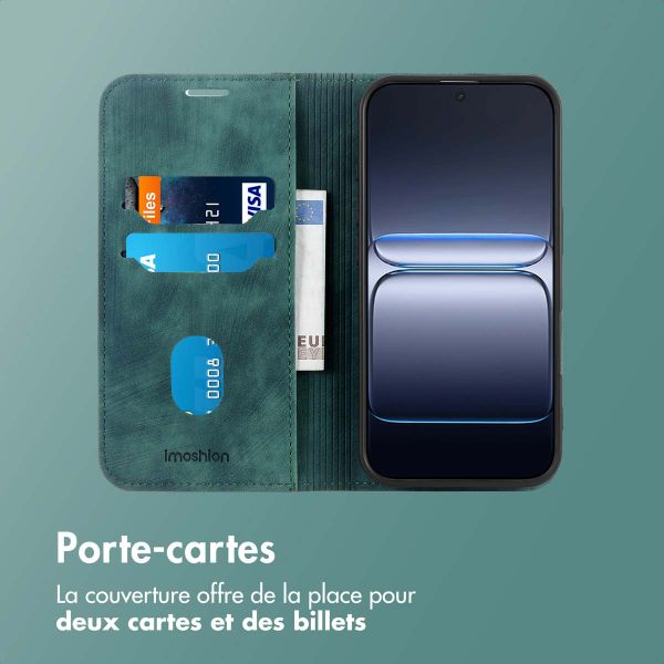 imoshion Étui de téléphone portefeuille Slim OnePlus Nord CE5 - Vert