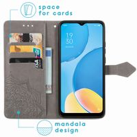 imoshion Etui de télephone Mandala Oppo A15 - Gris
