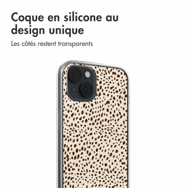 imoshion Coque design pour iPhone 14 - Desert Dots