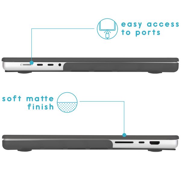 imoshion Coque Laptop MacBook Pro 16 pouces (2021) / Pro 16 pouces (2023) M3 chip - A2485 / A2780 / A2991 - Noir