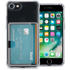 imoshion Coque silicone avec porte-cartes Apple iPhone SE (2022 / 2020) / 8 / 7 - Transparent