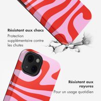 Selencia Coque arrière Vivid avec MagSafe Apple iPhone 13 - Dream Swirl Pink
