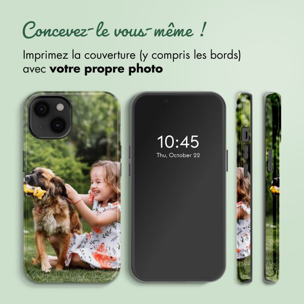 Concevez votre propre coque Tough avec MagSafe Apple iPhone 14 - Blanc