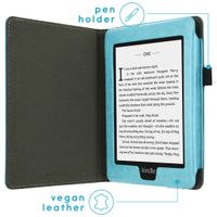 imoshion Étui de liseuse en cuir végan Kindle Paperwhite 4 - Bleu