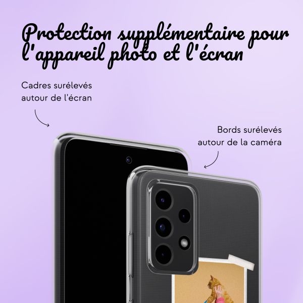 Coque personnalisée avec pellicule N°2 Samsung Galaxy A52(s) (5G/4G)- Transparent