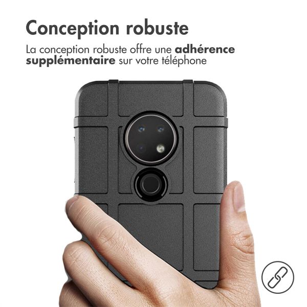 imoshion Coque Arrière Rugged Shield Nokia 6.2 / Nokia 7.2 - Noir