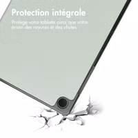 imoshion Coque tablette Trifold Samsung Galaxy Tab A11 Plus - Vert clair