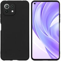 imoshion Coque Couleur Xiaomi Mi 11 Lite (5G/4G) / 11 Lite 5G NE - Noir