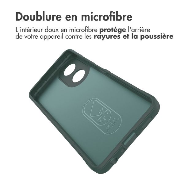 imoshion Coque arrière EasyGrip Oppo A58 (4G) - Vert foncé