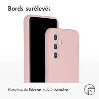 Accezz Coque Liquid Silicone Samsung Galaxy A54 (5G) - Rose